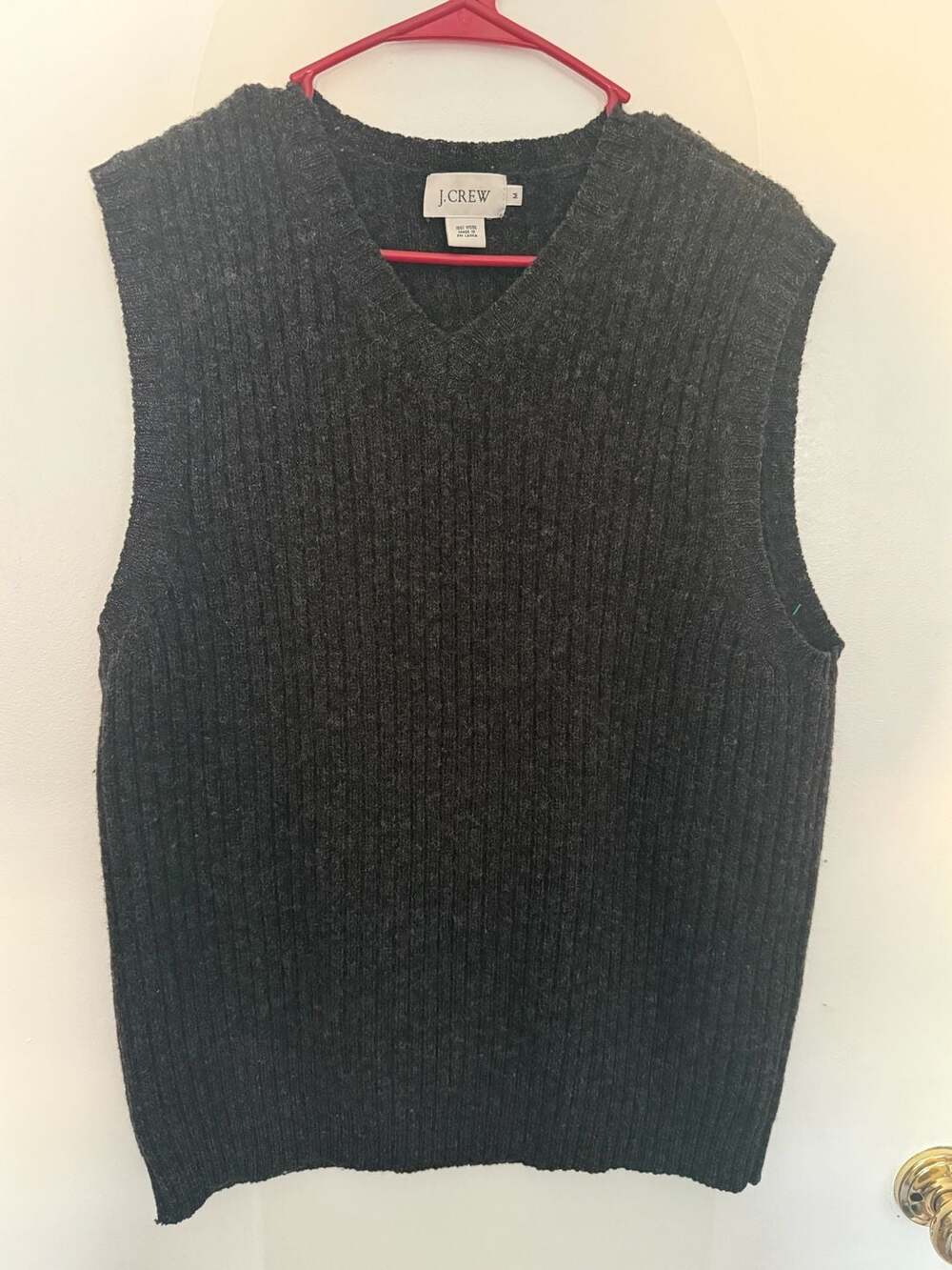 J.Crew Wool V-Neck Sweater Vest